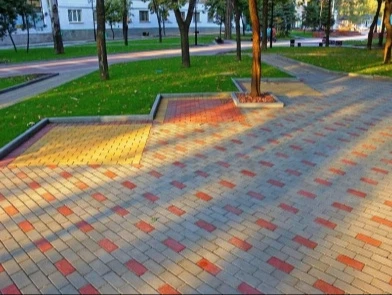 Тротуарная плитка на государственном объекте